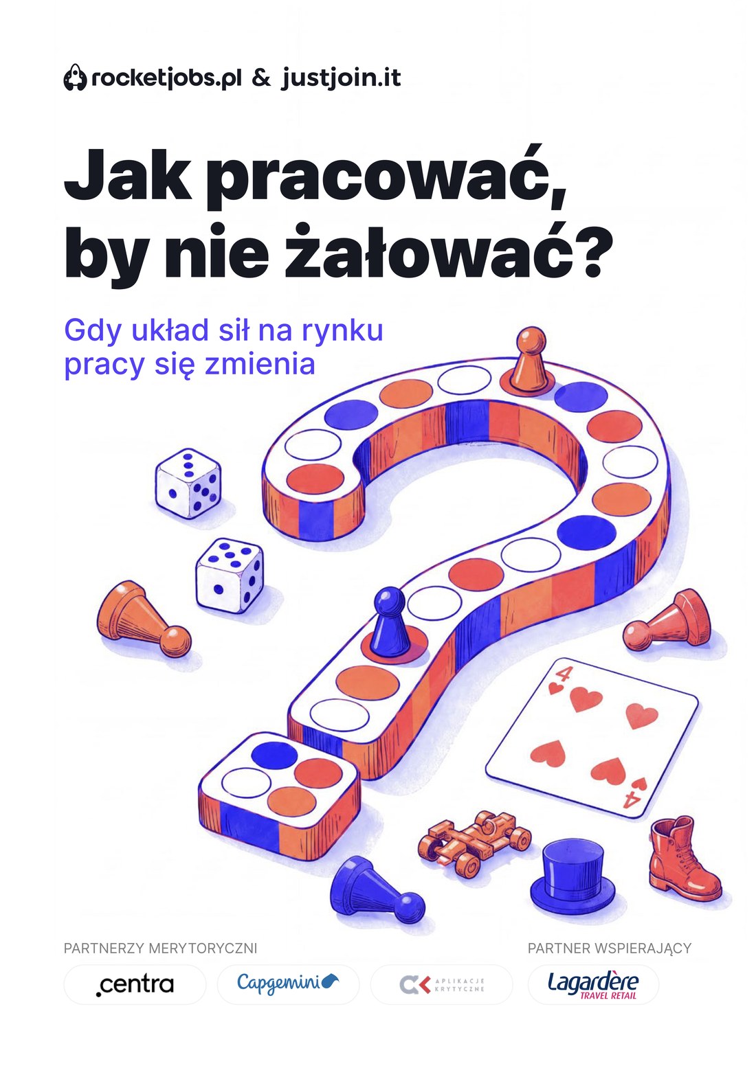 Okładka raportu „Jak pracować, by nie żałować? Gdy układ sił na rynku pracy się zmienia”